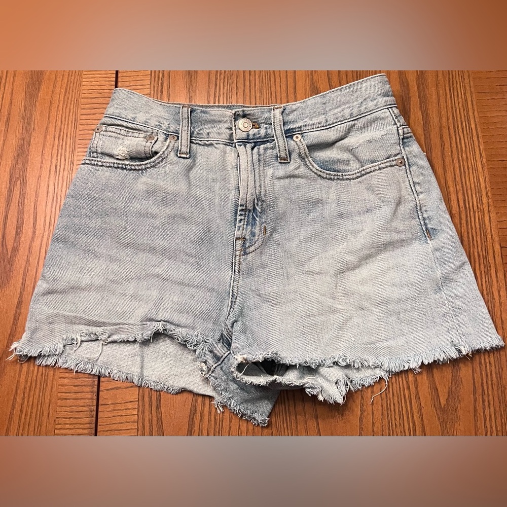 Madewell Light Blue Jean Shorts